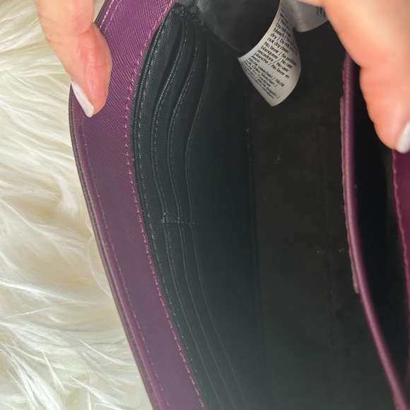 Patrizia Pepe purple leather Hand bag with a shoulder strap - Picture 11 of 12